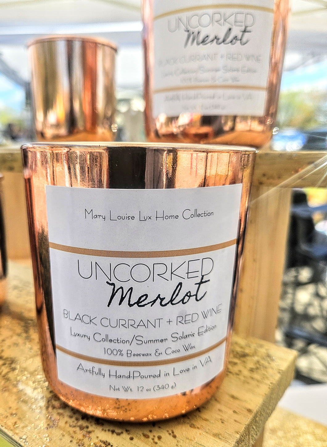 Lux UNCORKED MERLOT Candle (Limited Edition)