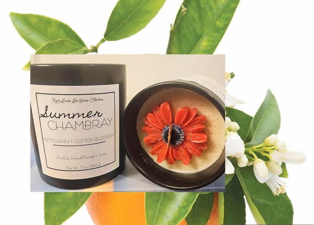 Lux SUMMER CHAMBRAY Candle (2 Style Options)