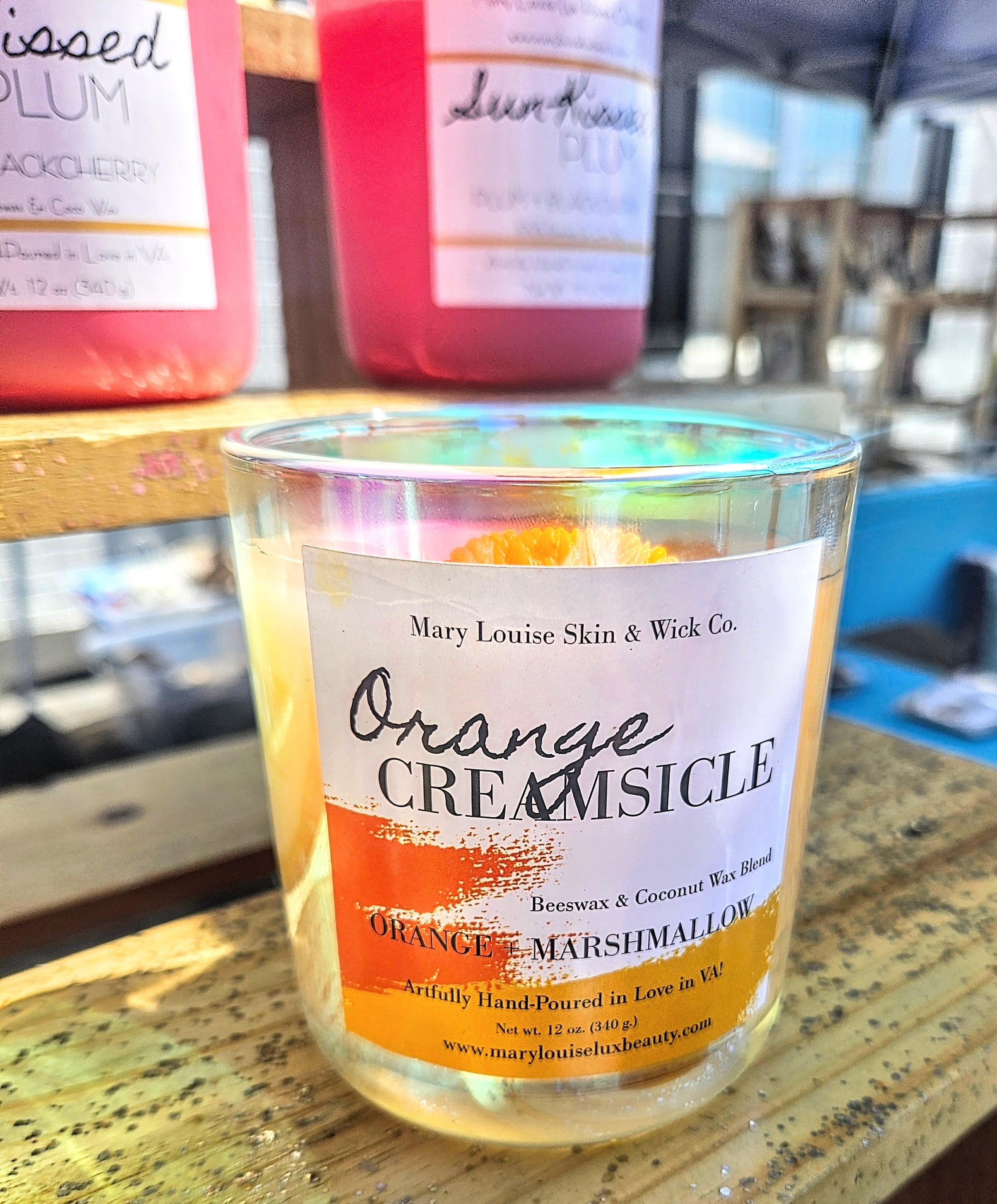 Lux ORANGE CREAMSICLE Candle (Spring & Summer Candle Collection