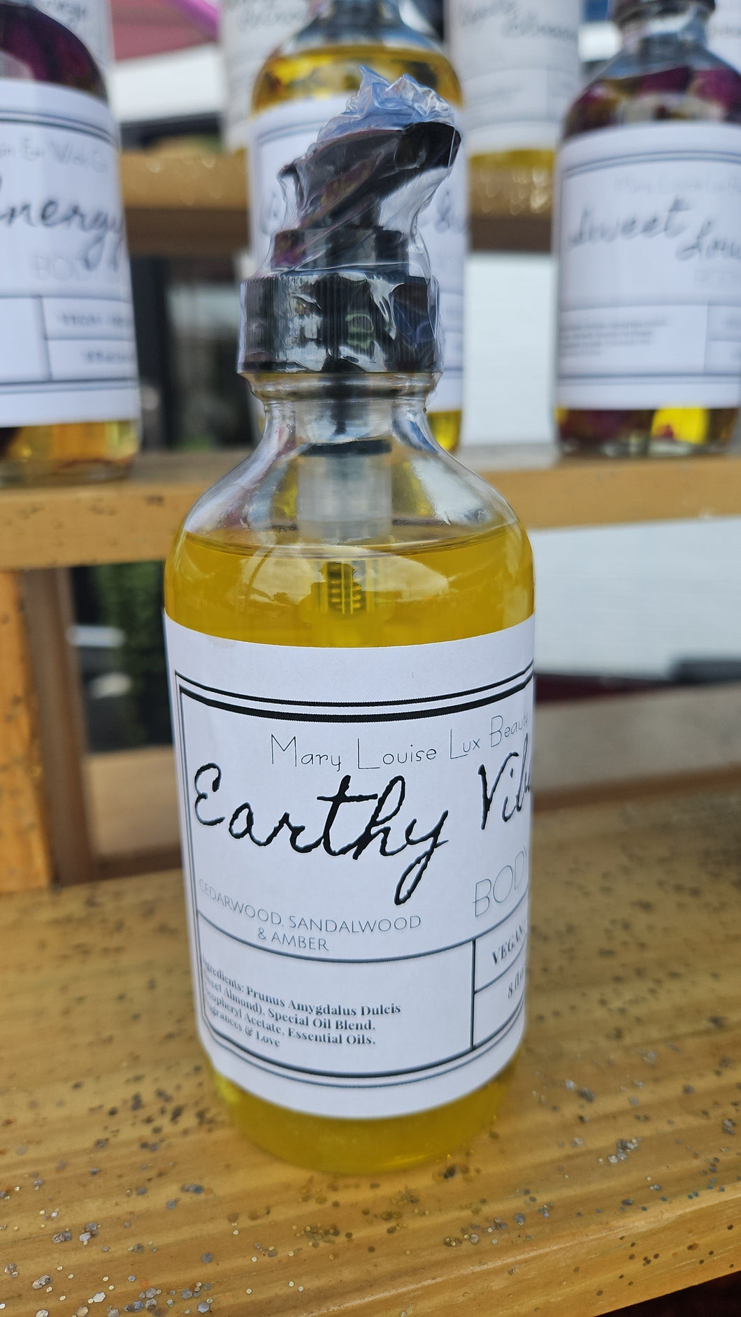 EARTHY VIBES (Cedarwood + Sandalwood + Amber) Luxe Body Oil