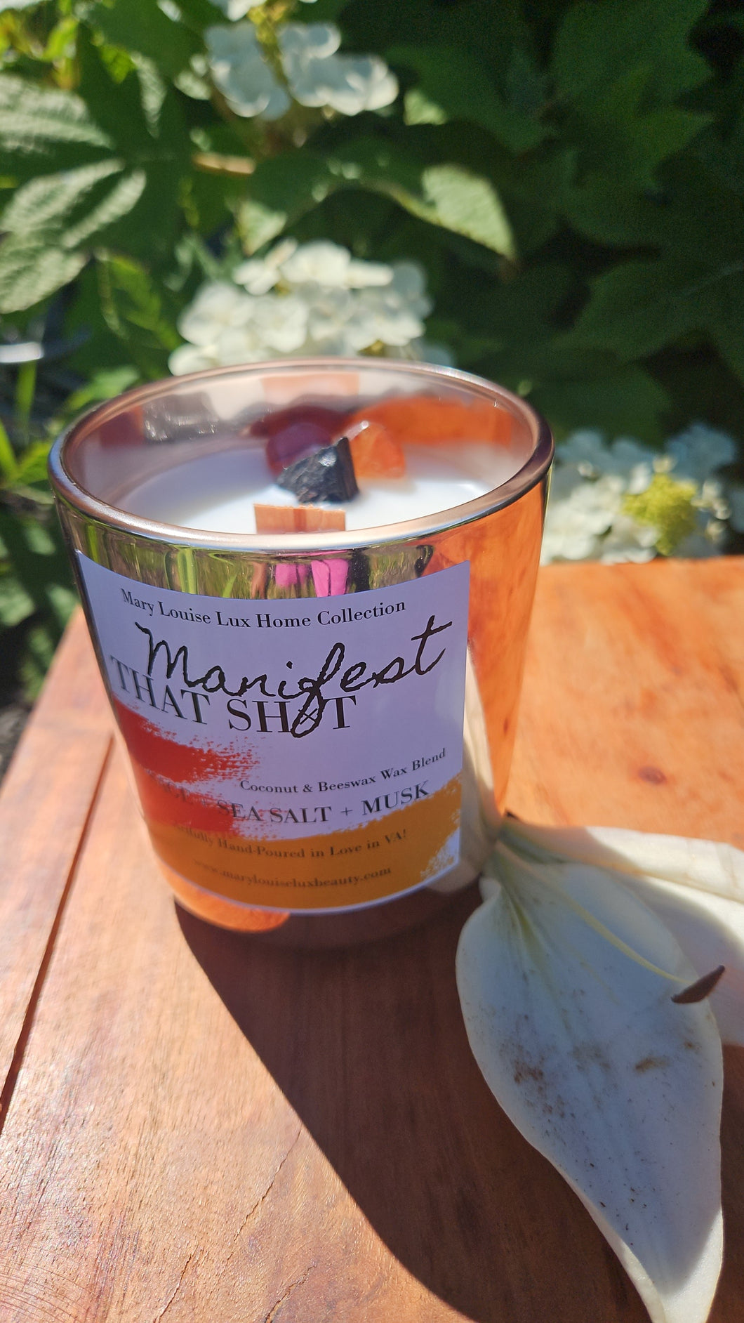 Lux MANIFEST THAT SH*T Candle (Sage & Sea Salt)