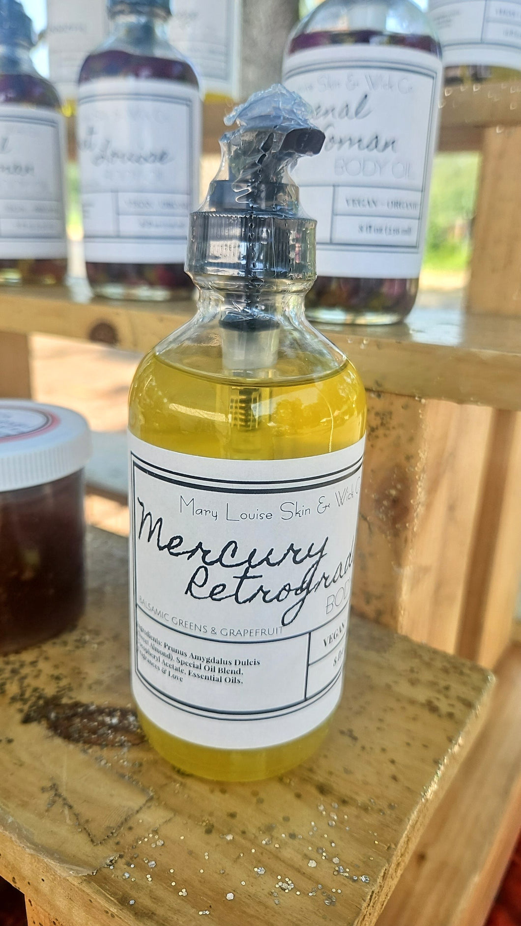 MERCURY RETROGRADE (Balsamic Greens + Grapefruit) Luxe Body Oil
