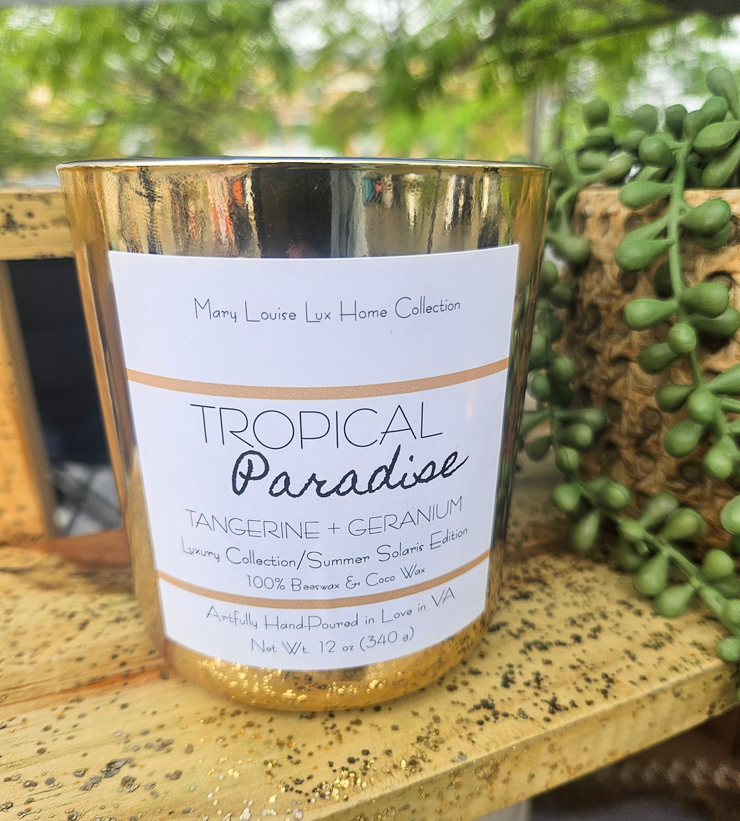 Lux TROPICAL PARADISE Candle (Spring & Summer Candle Collection)
